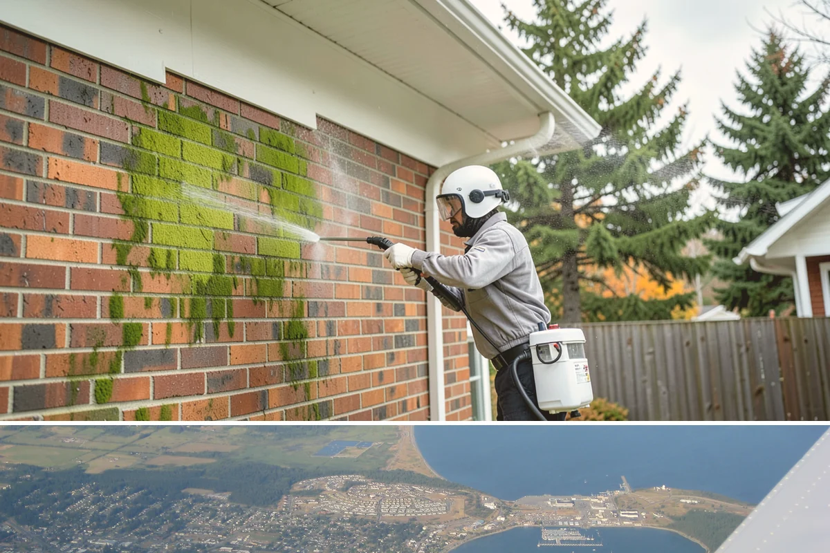 Church Exterior Cleaning in Oak Harbor, Island County, WA - Dry spring and summer months are safest for masonry work, timing a refresh ahead of major holiday services.