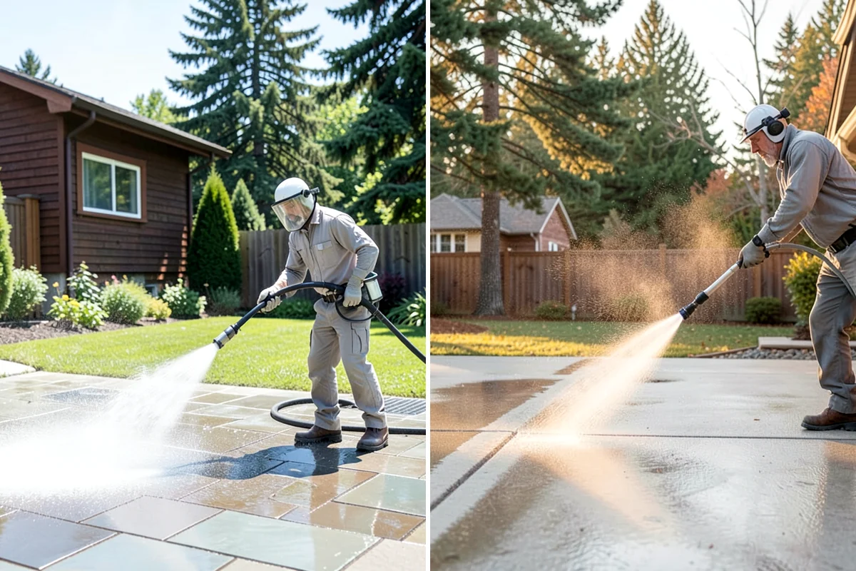 Church Exterior Cleaning in Pacific, King County, WA - Assess masonry condition and test a discreet area first