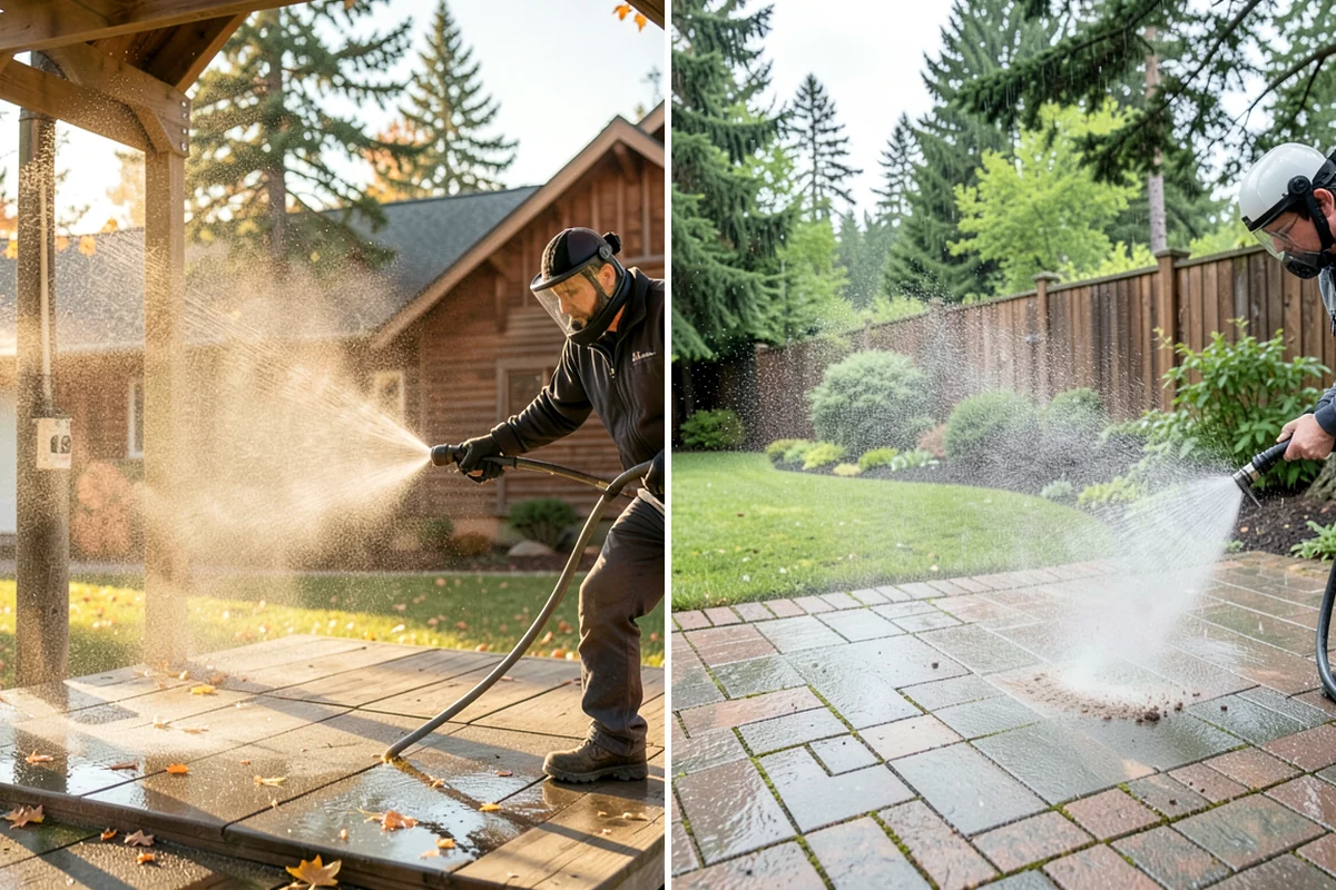 Church Exterior Cleaning in Puyallup, Pierce County, WA - Assess masonry condition and test a discreet area first