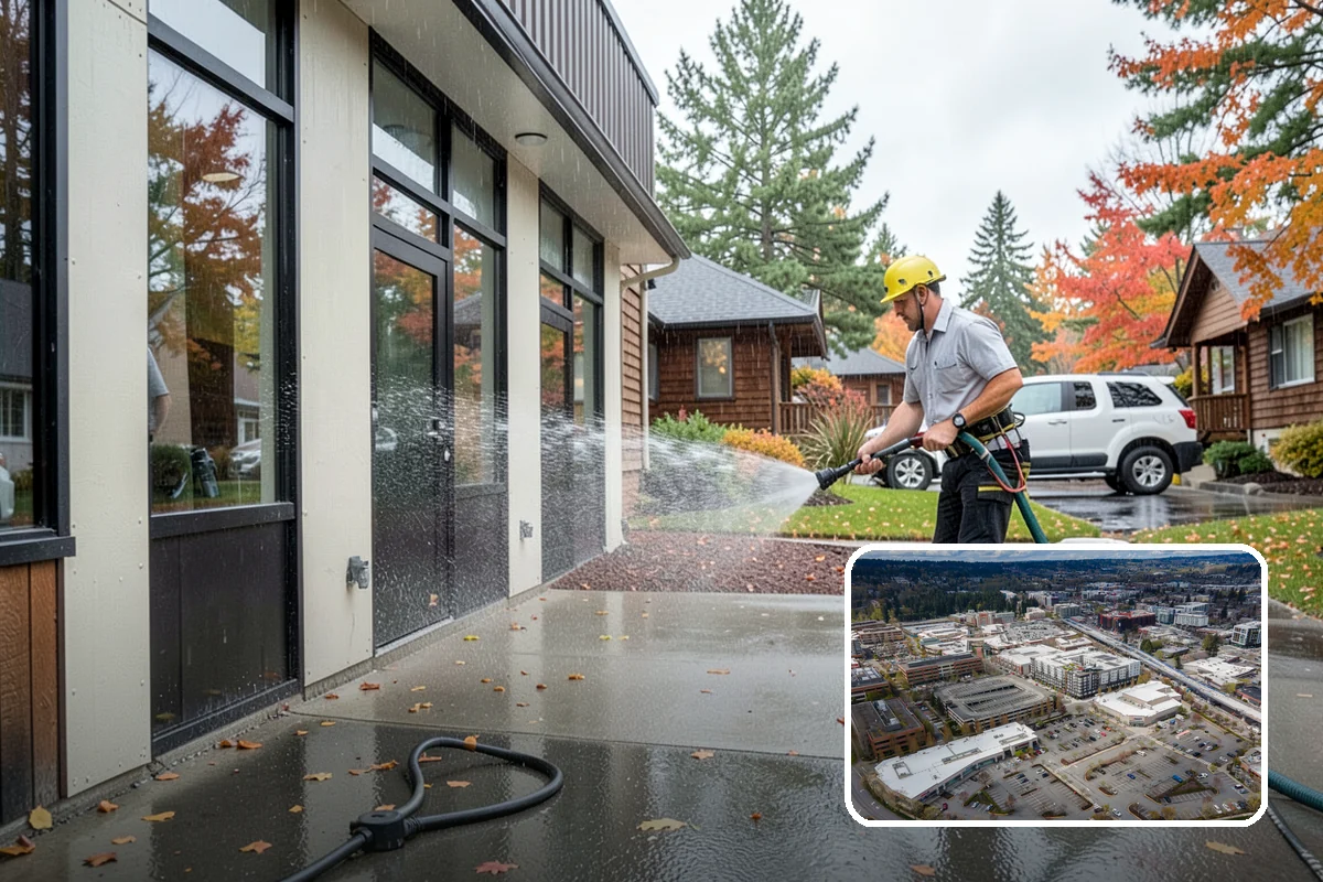 Church Exterior Cleaning in Redmond, King County, WA - Cleans aged brick, stone, and stucco without eroding mortar