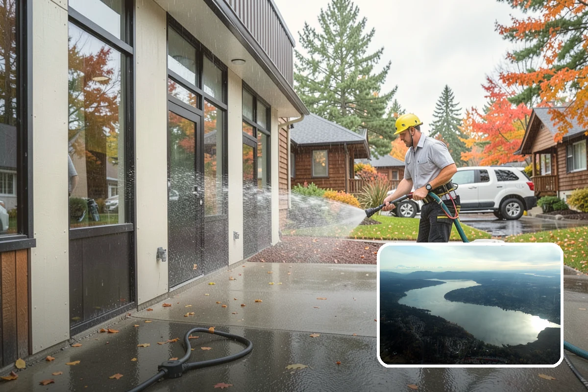 Church Exterior Cleaning in Sammamish, King County, WA - Cleans aged brick, stone, and stucco without eroding mortar