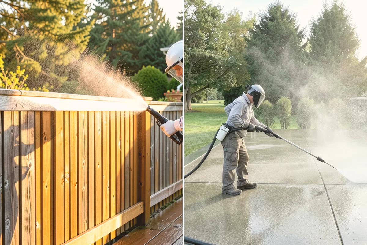 Church Exterior Cleaning in Sammamish, King County, WA - Assess masonry condition and test a discreet area first