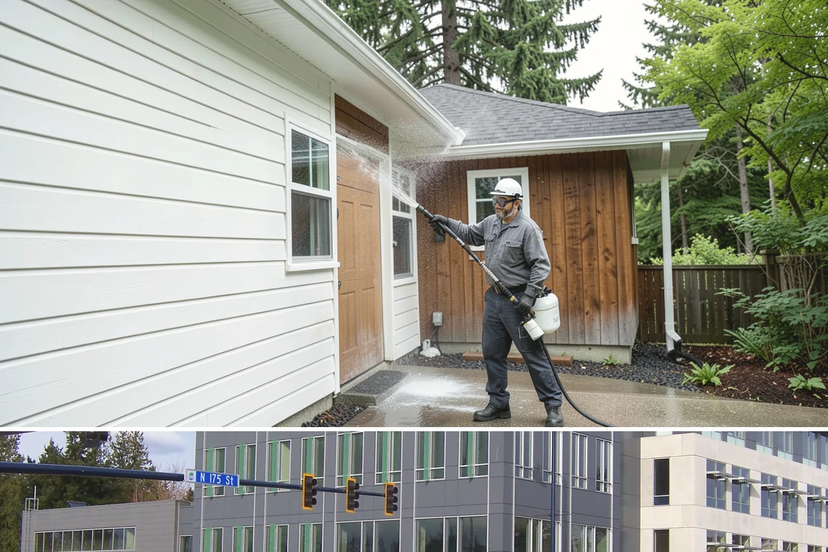Church Exterior Cleaning in Shoreline, King County, WA - Dry spring and summer months are safest for masonry work, timing a refresh ahead of major holiday services.