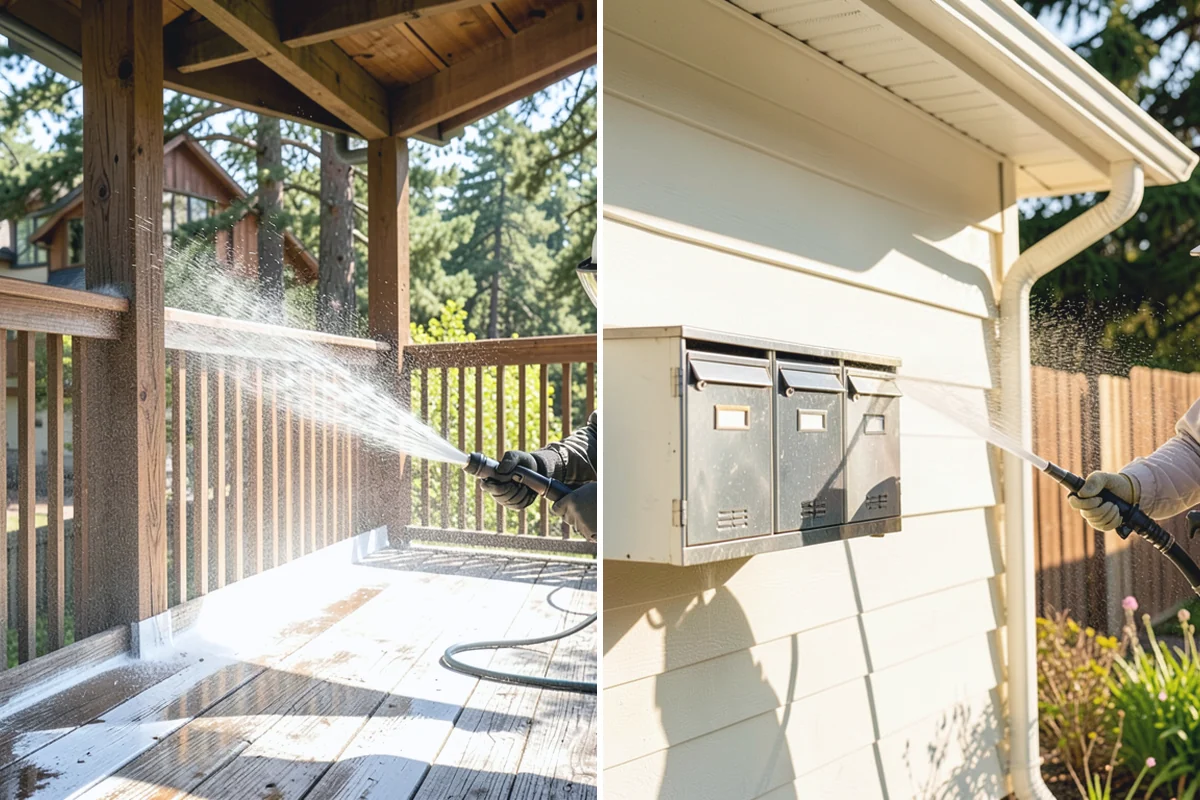 Church Exterior Cleaning in Skykomish, King County, WA - Assess masonry condition and test a discreet area first