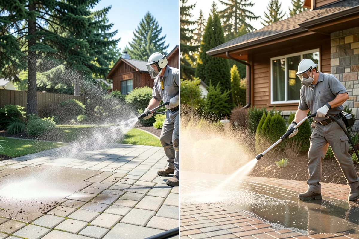 Church Exterior Cleaning in Snoqualmie, King County, WA - Assess masonry condition and test a discreet area first