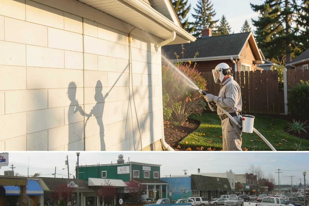 Church Exterior Cleaning in Stanwood, Snohomish County, WA - Dry spring and summer months are safest for masonry work, timing a refresh ahead of major holiday services.