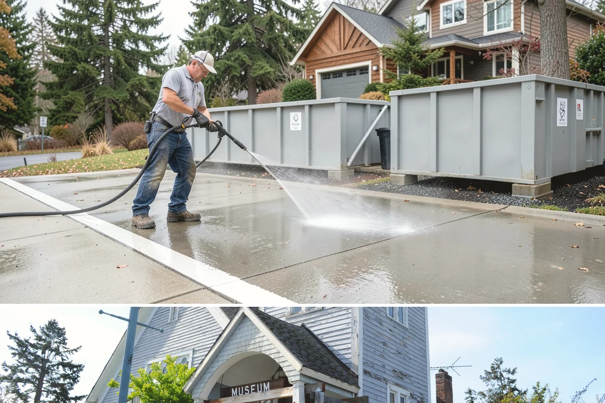 Church Exterior Cleaning in Steilacoom, Pierce County, WA - Dry spring and summer months are safest for masonry work, timing a refresh ahead of major holiday services.