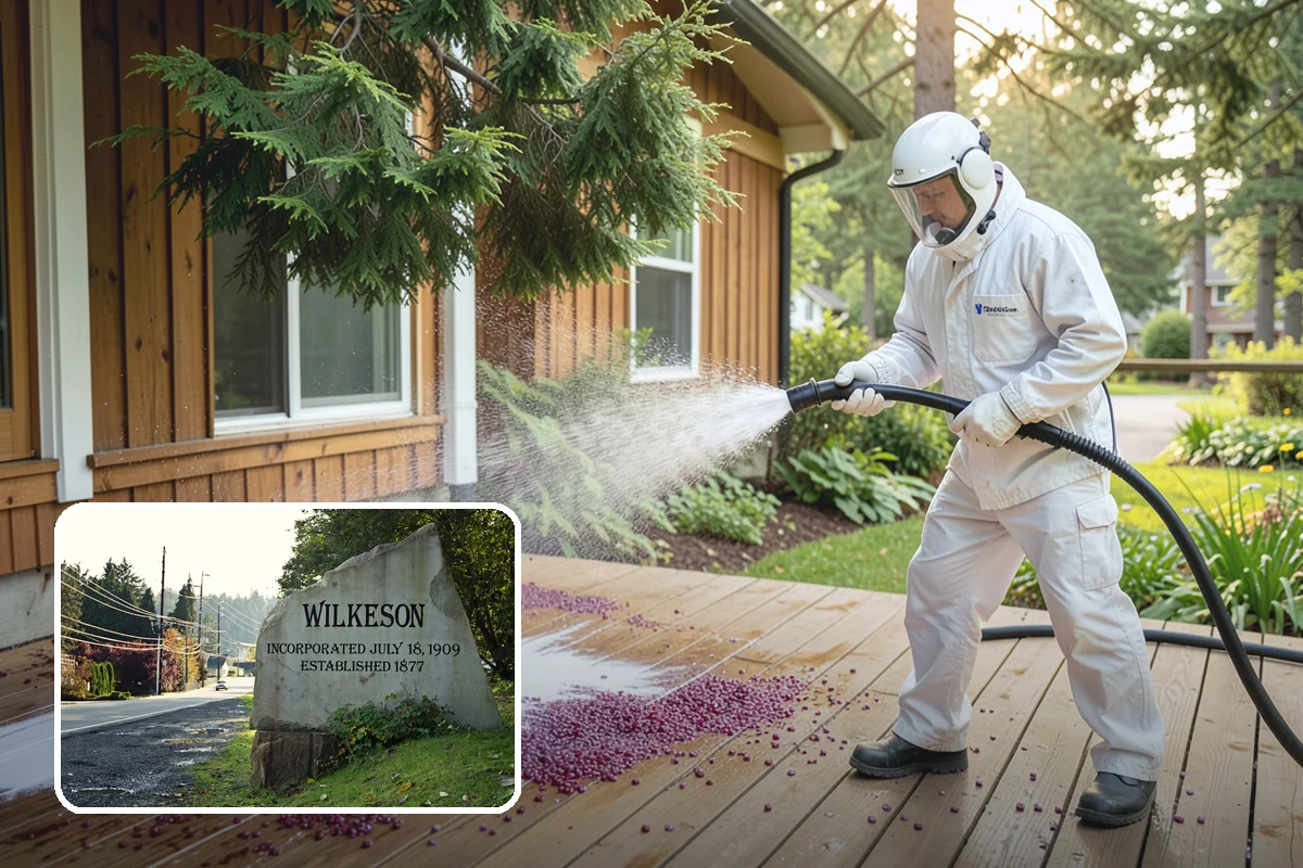 Church Exterior Cleaning in Wilkeson, Pierce County, WA - Cleans aged brick, stone, and stucco without eroding mortar