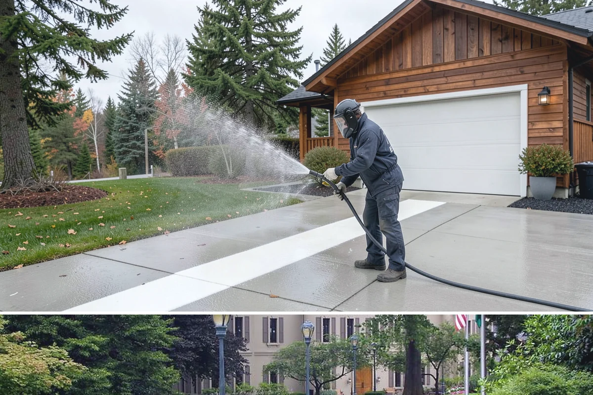 Church Exterior Cleaning in Woodinville, King County, WA - Dry spring and summer months are safest for masonry work, timing a refresh ahead of major holiday services.