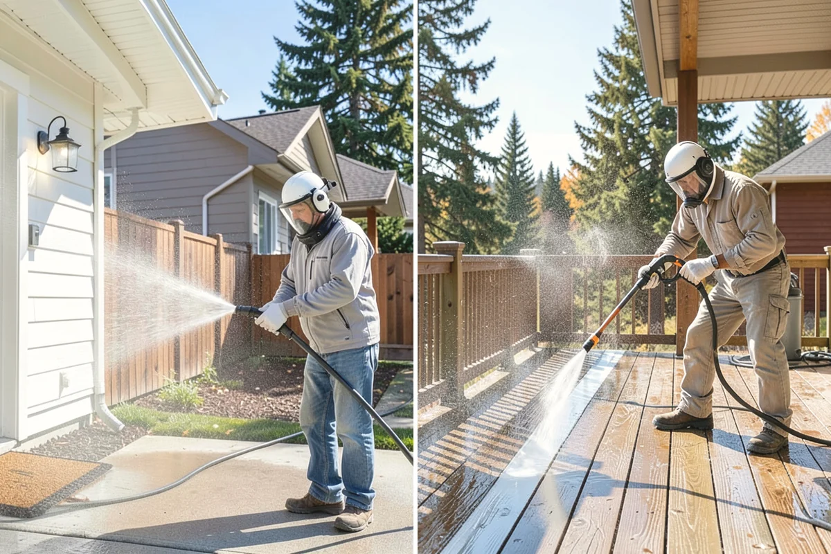 Church Exterior Cleaning in Yarrow Point, King County, WA - Assess masonry condition and test a discreet area first