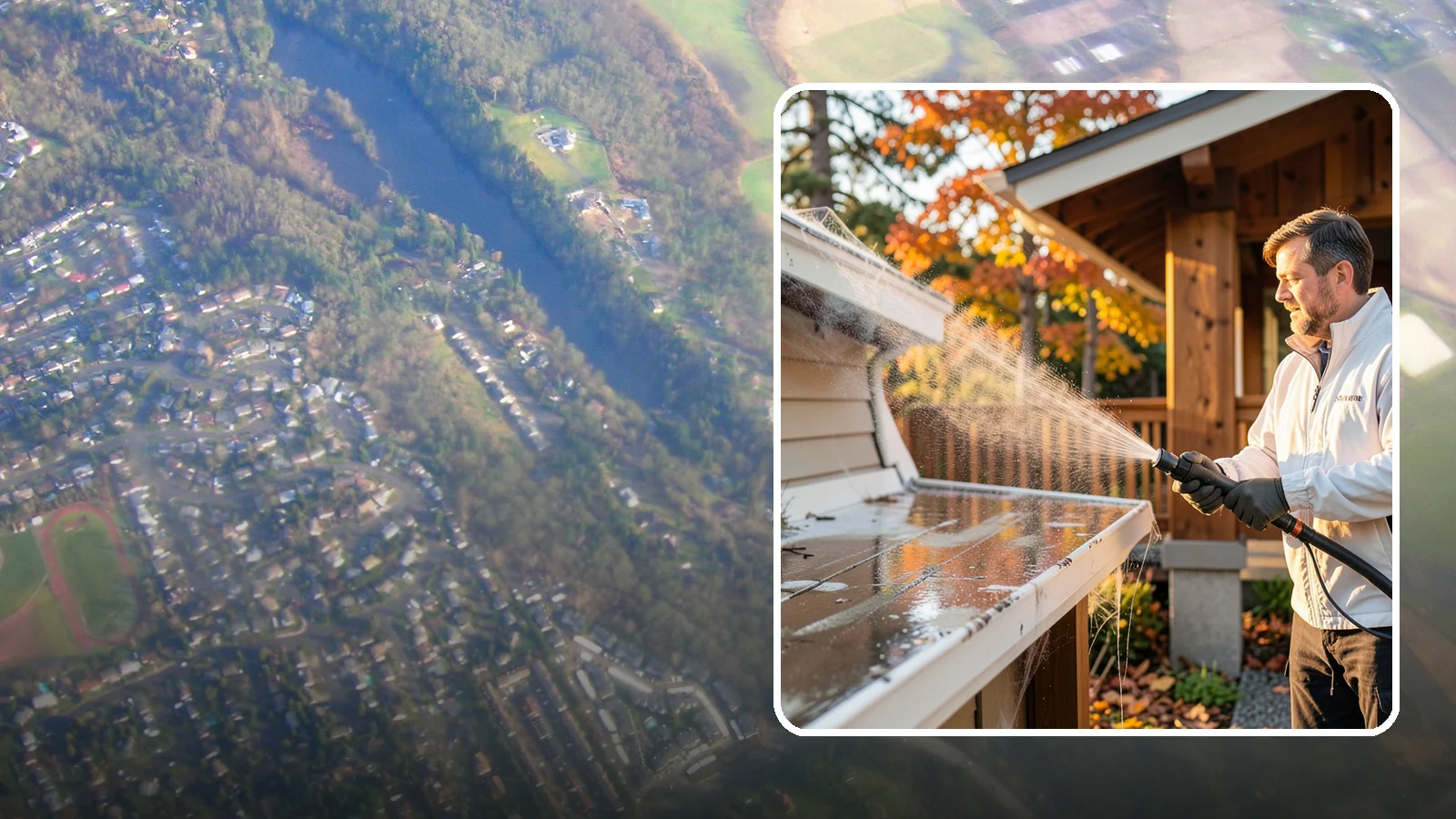 Cobweb Removal in Algona, King County, WA - Cobweb removal clears the webs, egg sacs, and spider debris that collect under eaves and around entryways in our mild, damp...