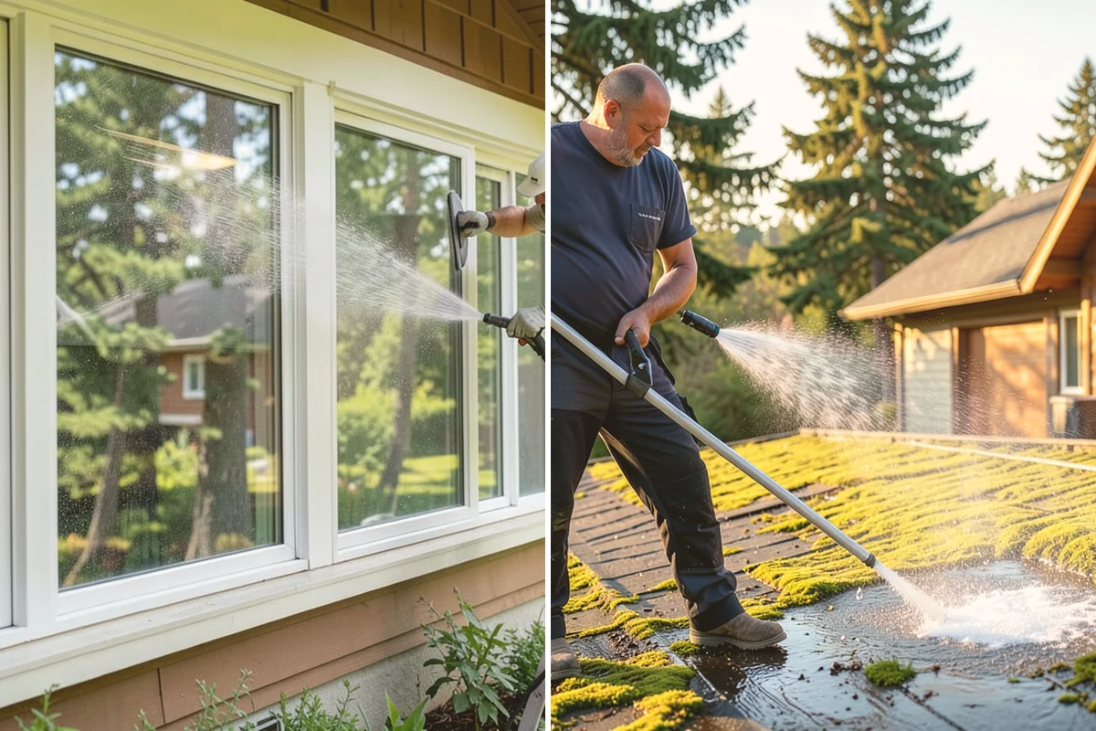 Cobweb Removal in Algona, King County, WA - Inspect eaves, soffits, and corners for webbing