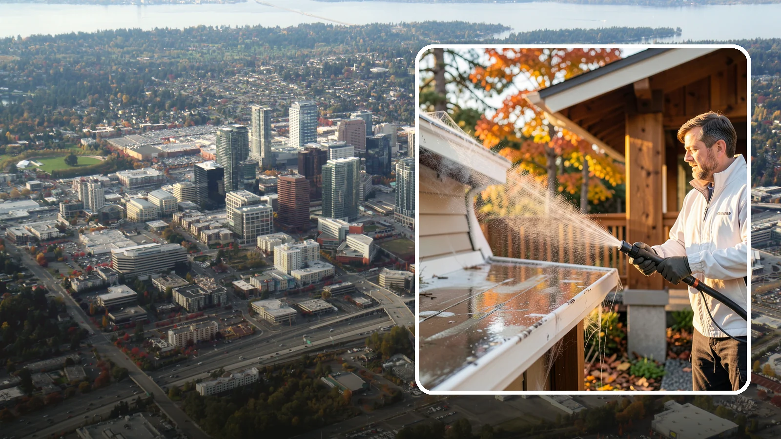 Cobweb Removal in Bellevue, King County, WA - Cobweb removal clears the webs, egg sacs, and spider debris that collect under eaves and around entryways in our mild, damp...