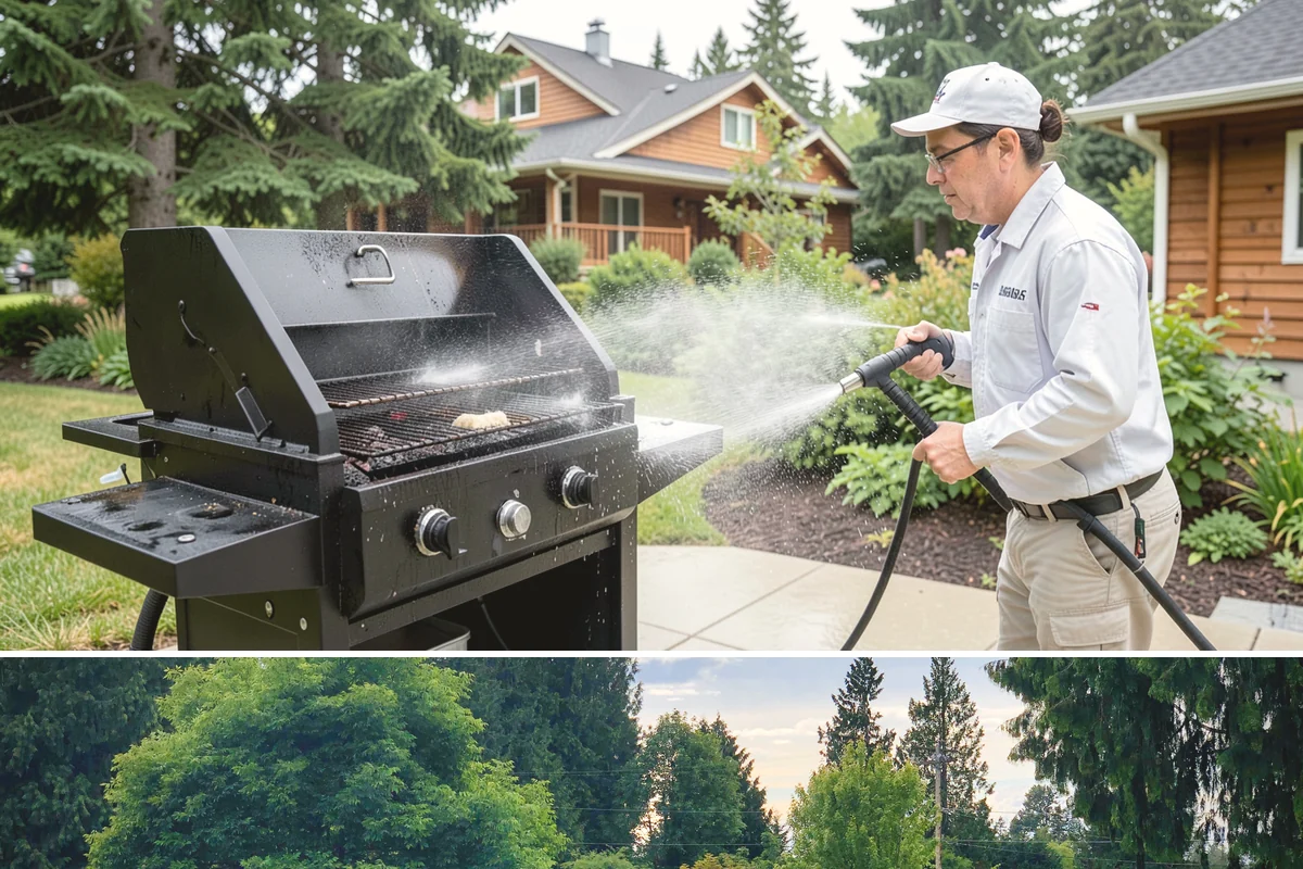 Cobweb Removal in Bonney Lake, Pierce County, WA - Cobweb removal works any drier stretch, though pairing it with a summer house wash keeps everything clean at once.