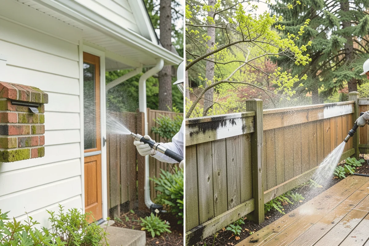 Cobweb Removal in Brier, Snohomish County, WA - Inspect eaves, soffits, and corners for webbing