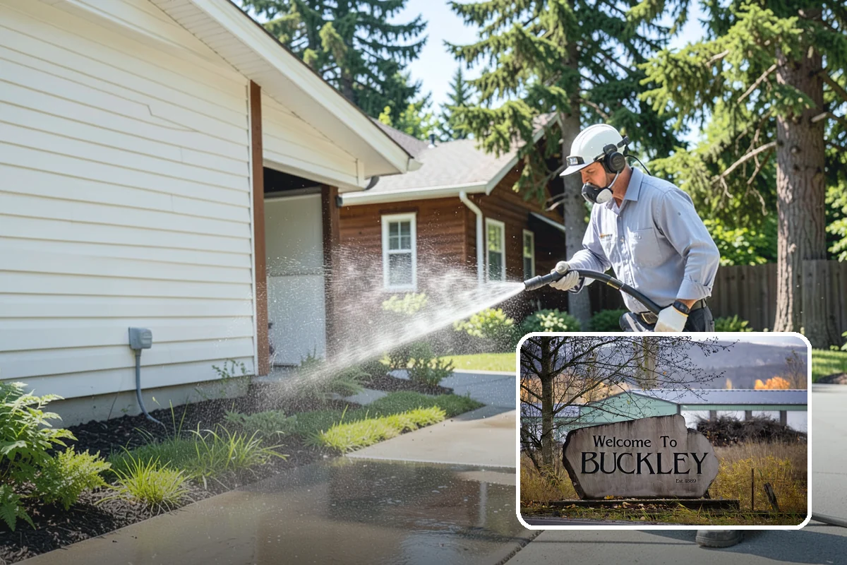 Cobweb Removal in Buckley, Pierce County, WA - Clears webs and egg sacs from sheltered corners