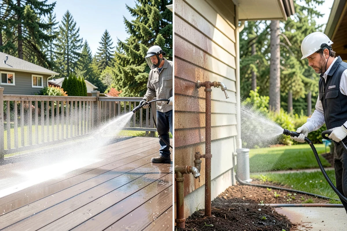 Cobweb Removal in Clyde Hill, King County, WA - Inspect eaves, soffits, and corners for webbing