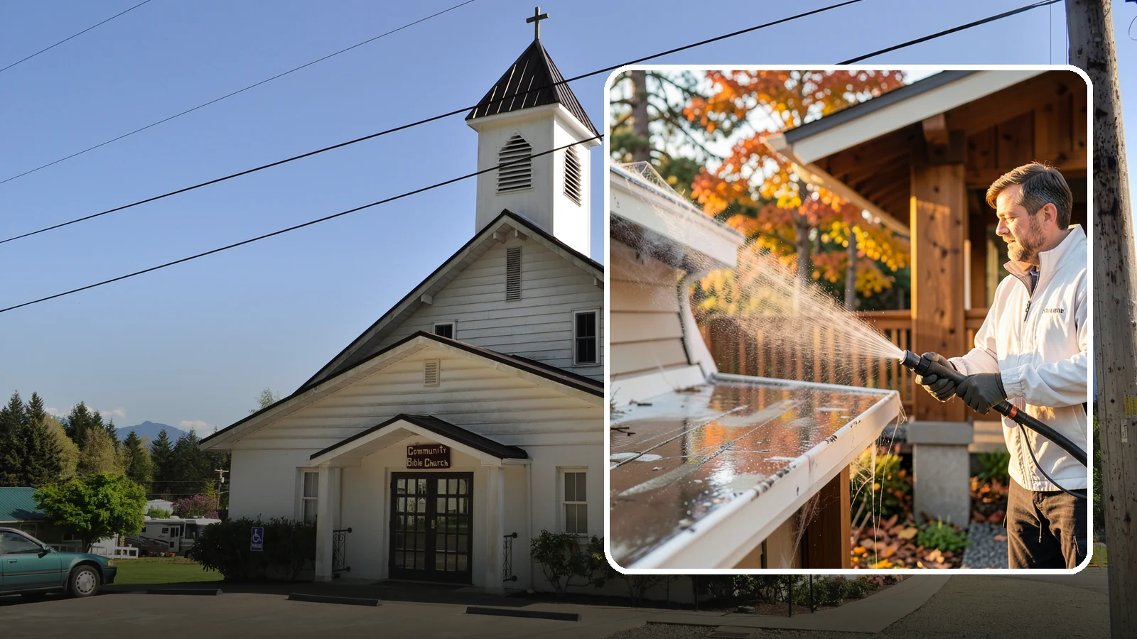 Cobweb Removal in Concrete, Skagit County, WA - Cobweb removal clears the webs, egg sacs, and spider debris that collect under eaves and around entryways in our mild, damp...