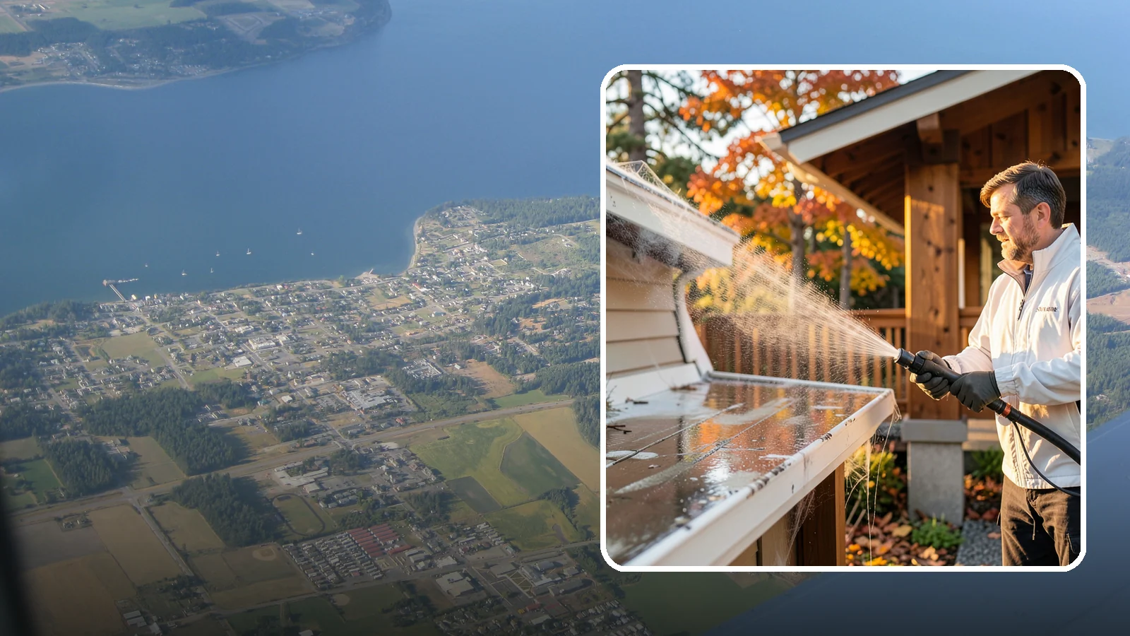 Cobweb Removal in Coupeville, Island County, WA - Cobweb removal clears the webs, egg sacs, and spider debris that collect under eaves and around entryways in our mild, damp...