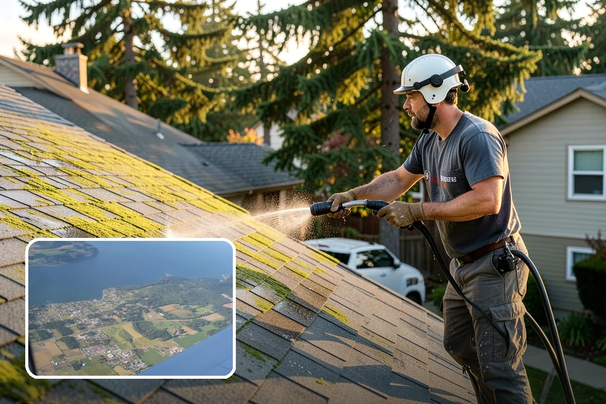 Cobweb Removal in Coupeville, Island County, WA - Clears webs and egg sacs from sheltered corners