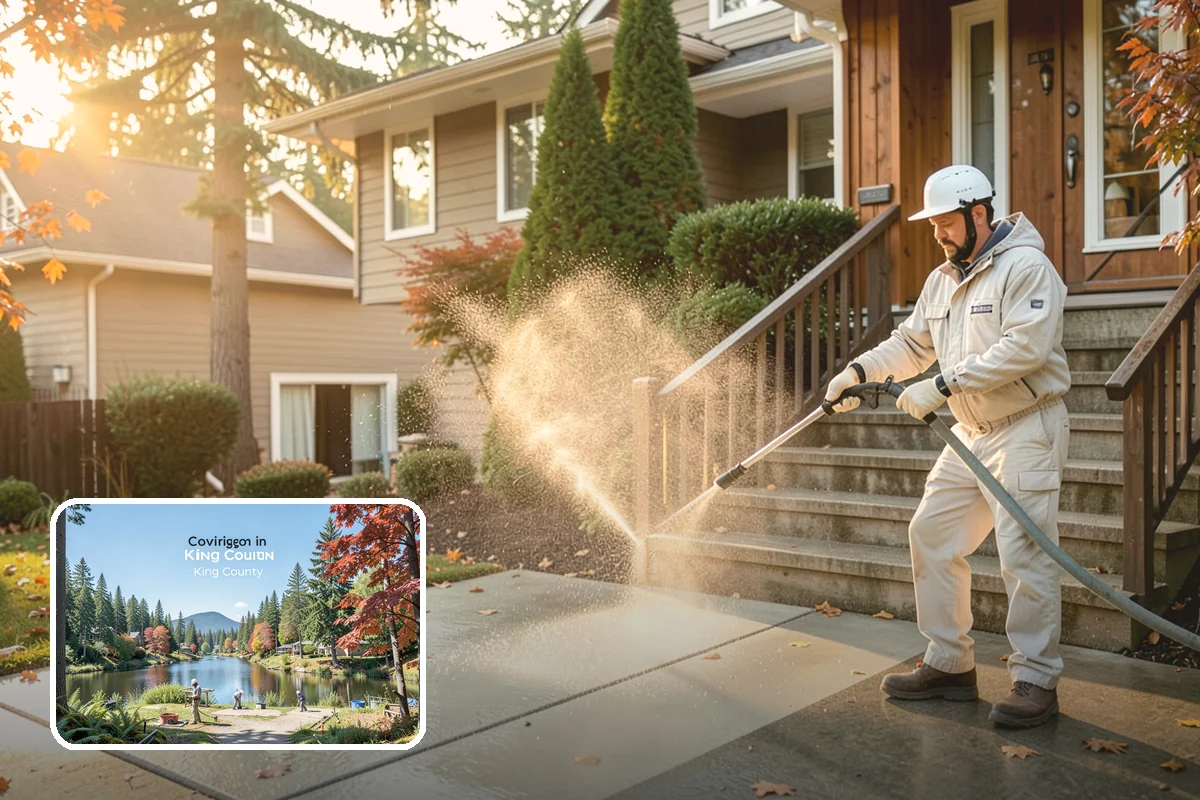 Cobweb Removal in Covington, King County, WA - Clears webs and egg sacs from sheltered corners