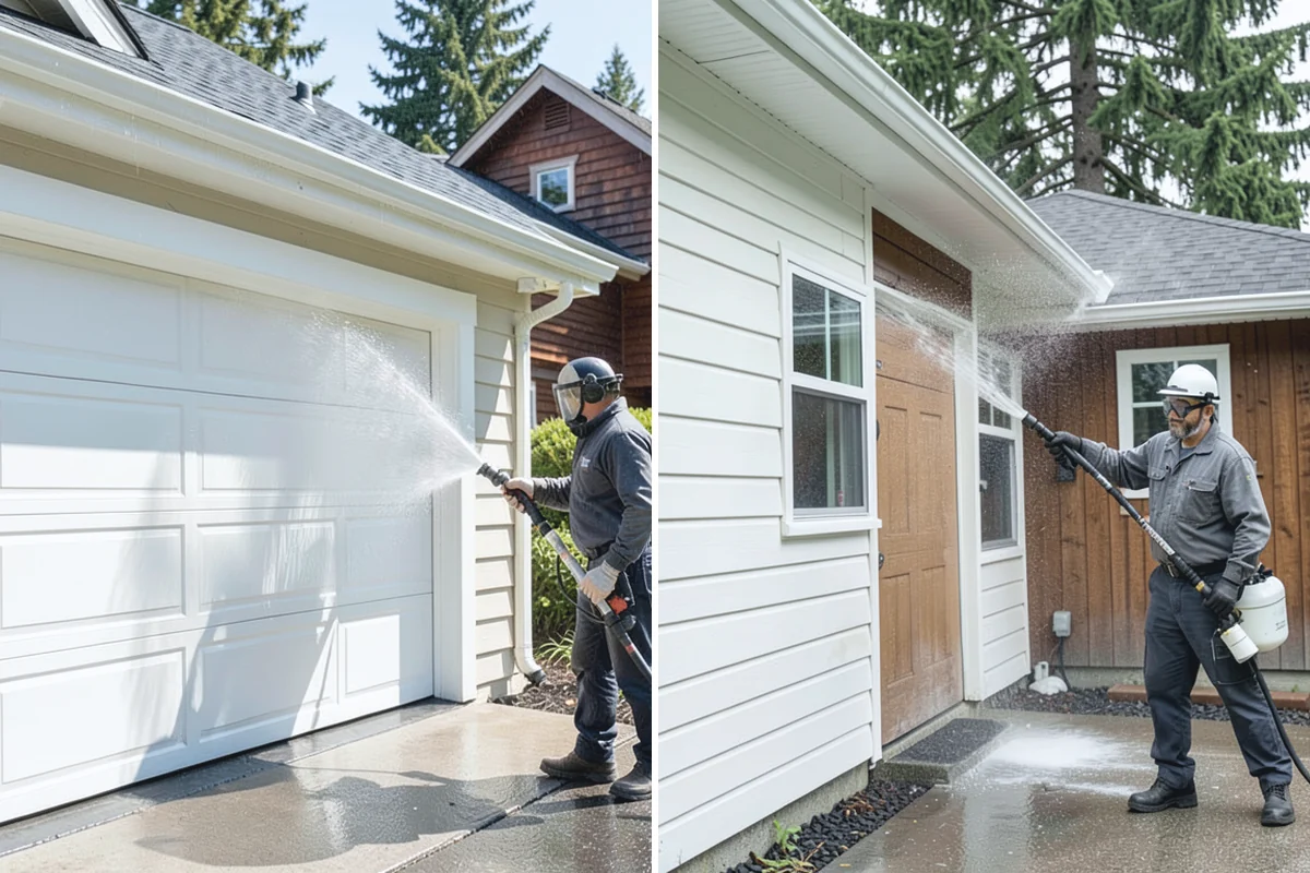 Cobweb Removal in Des Moines, King County, WA - Inspect eaves, soffits, and corners for webbing