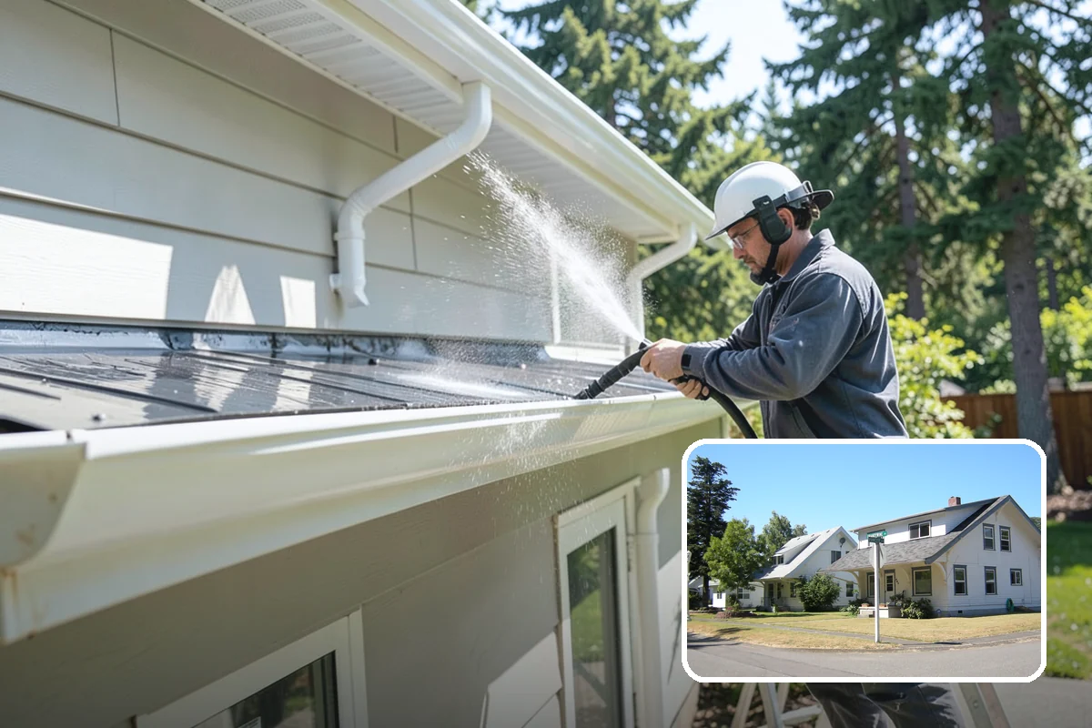 Cobweb Removal in DuPont, Pierce County, WA - Clears webs and egg sacs from sheltered corners