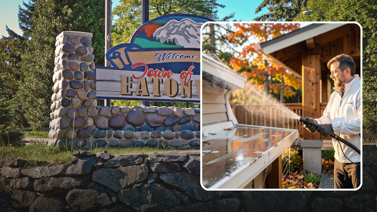 Cobweb Removal in Eatonville, Pierce County, WA - Cobweb removal clears the webs, egg sacs, and spider debris that collect under eaves and around entryways in our mild, damp...