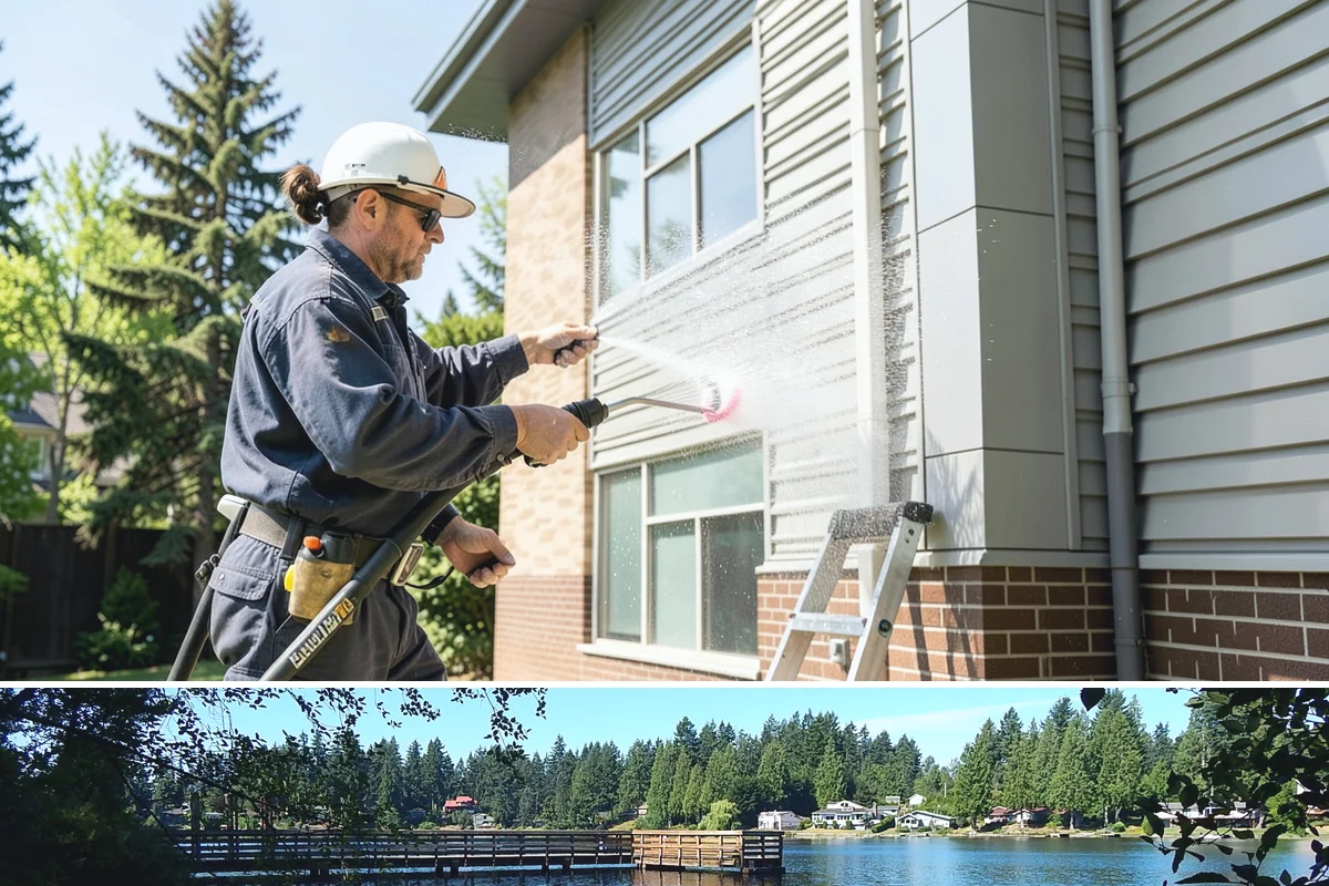 Cobweb Removal in Federal Way, King County, WA - Cobweb removal works any drier stretch, though pairing it with a summer house wash keeps everything clean at once.
