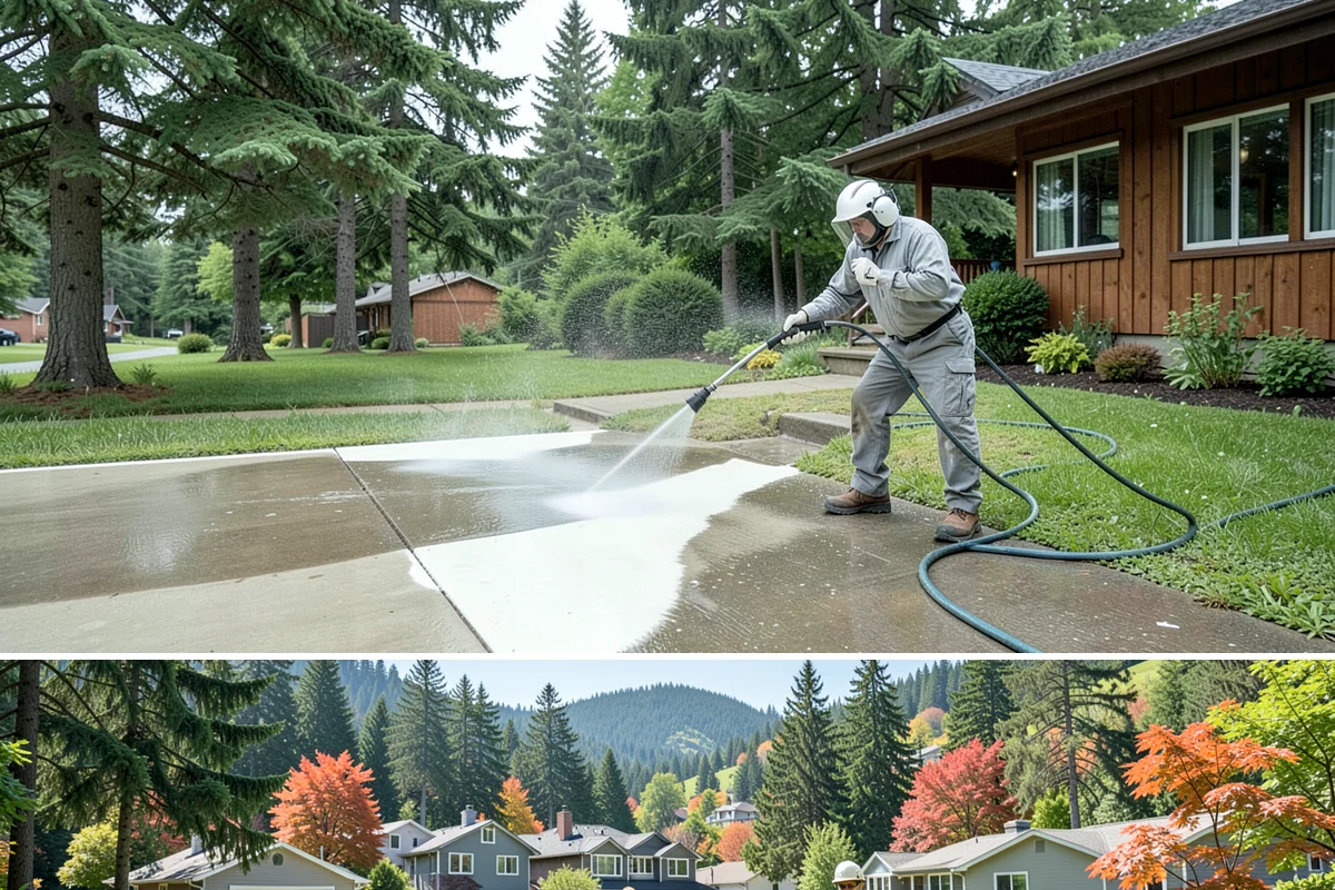 Cobweb Removal in Fircrest, Pierce County, WA - Cobweb removal works any drier stretch, though pairing it with a summer house wash keeps everything clean at once.