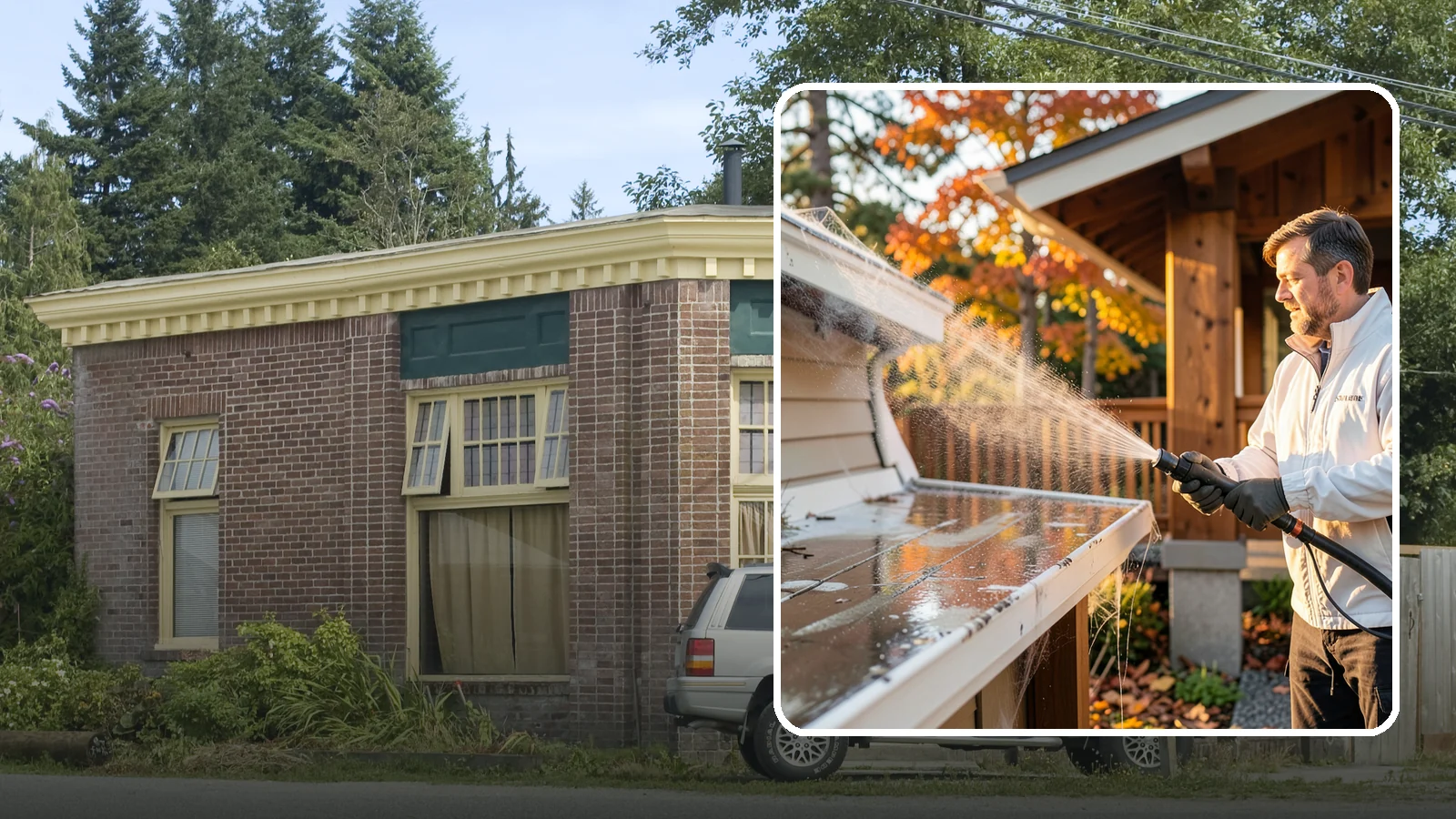 Cobweb Removal in Hamilton, Skagit County, WA - Cobweb removal clears the webs, egg sacs, and spider debris that collect under eaves and around entryways in our mild, damp...