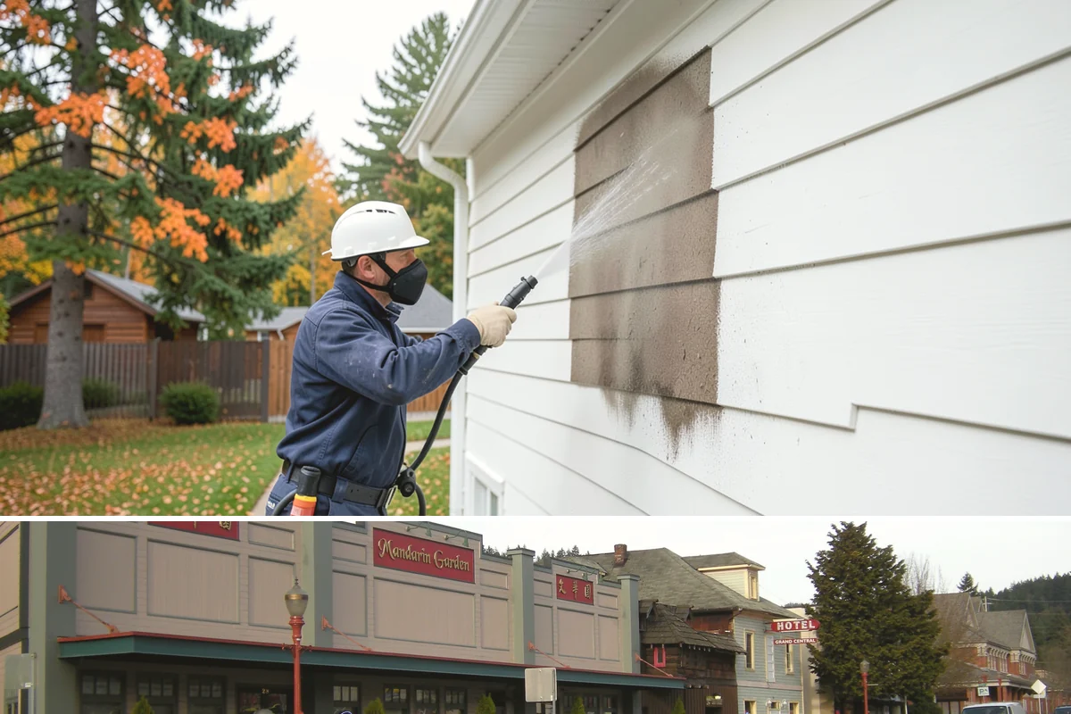 Cobweb Removal in Issaquah, King County, WA - Cobweb removal works any drier stretch, though pairing it with a summer house wash keeps everything clean at once.