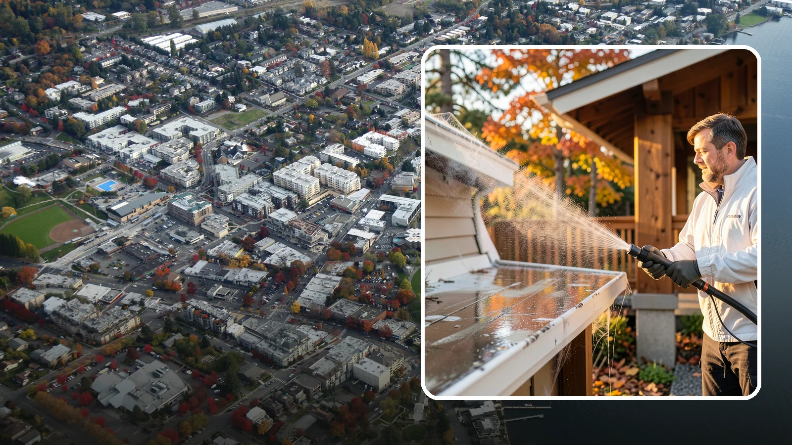 Cobweb Removal in Kirkland, King County, WA - Cobweb removal clears the webs, egg sacs, and spider debris that collect under eaves and around entryways in our mild, damp...