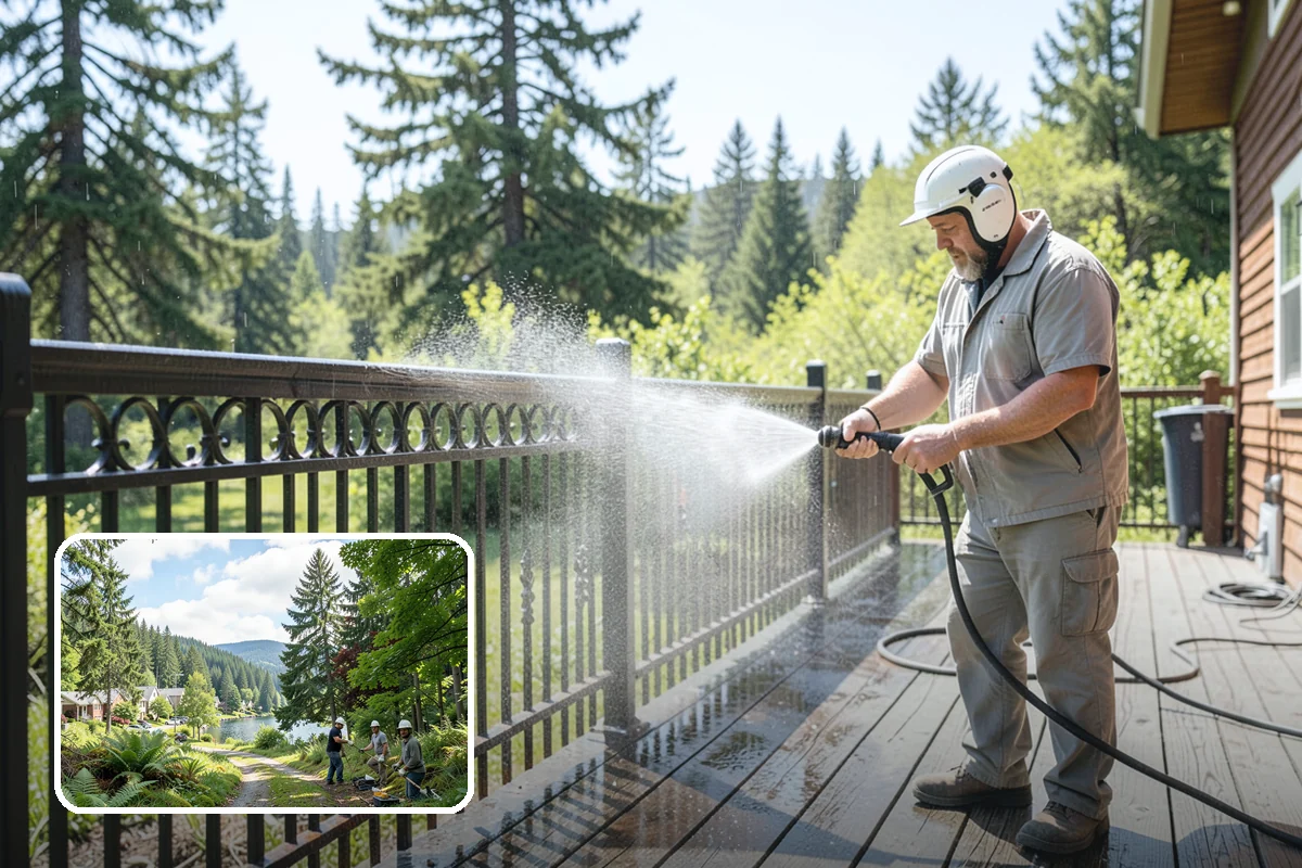 Cobweb Removal in Lake Forest Park, King County, WA - Clears webs and egg sacs from sheltered corners