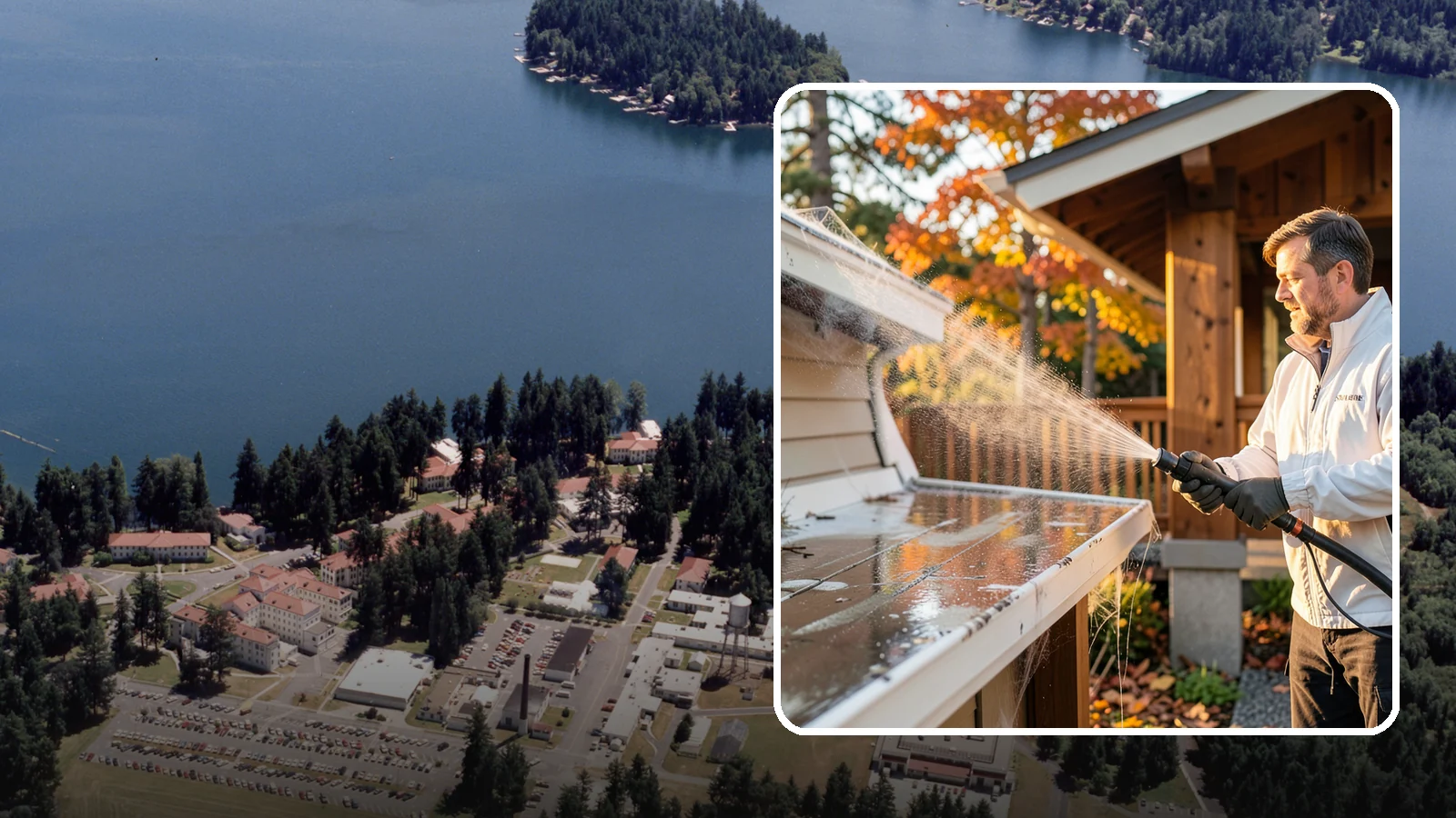 Cobweb Removal in Lakewood, Pierce County, WA - Cobweb removal clears the webs, egg sacs, and spider debris that collect under eaves and around entryways in our mild, damp...