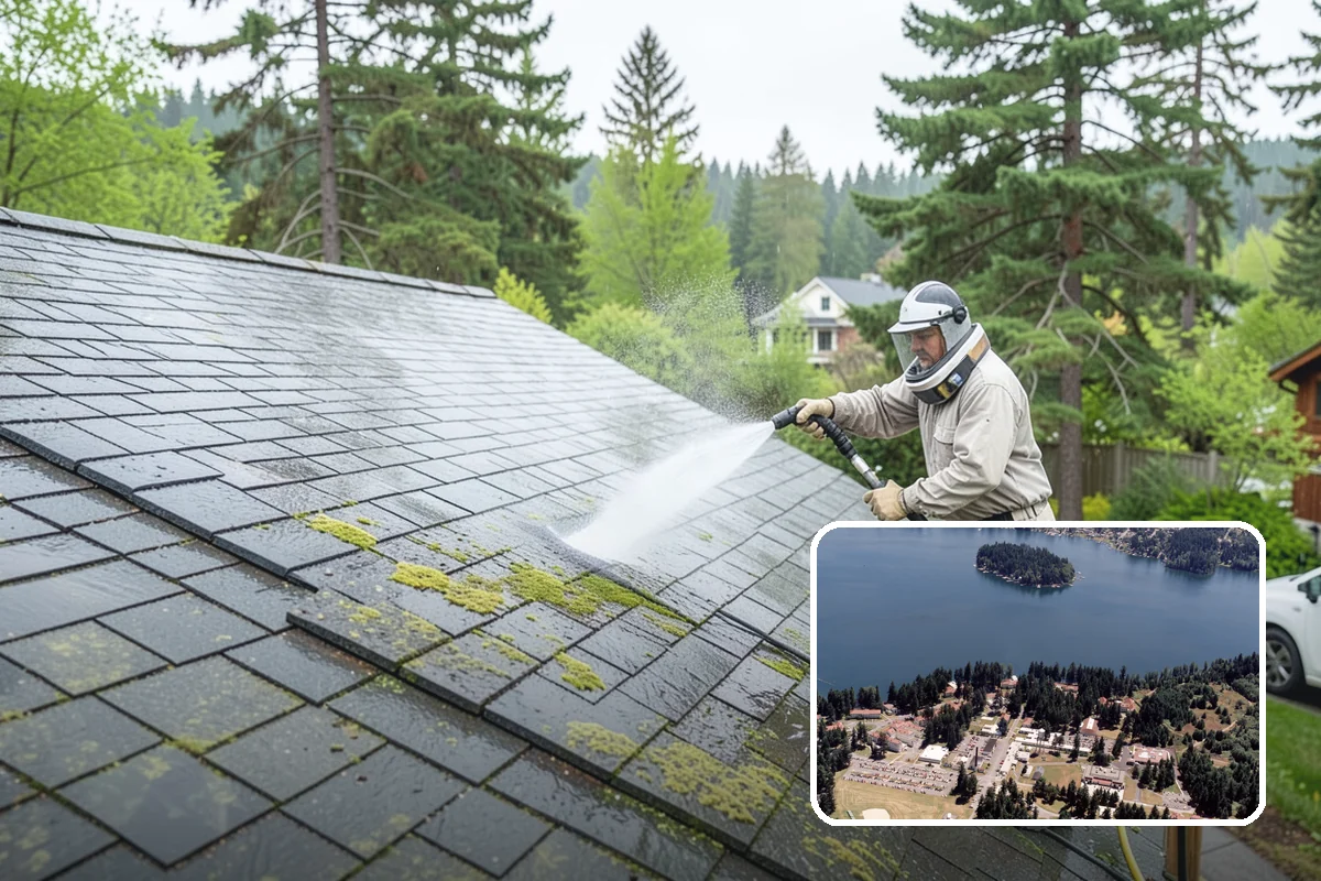 Cobweb Removal in Lakewood, Pierce County, WA - Clears webs and egg sacs from sheltered corners