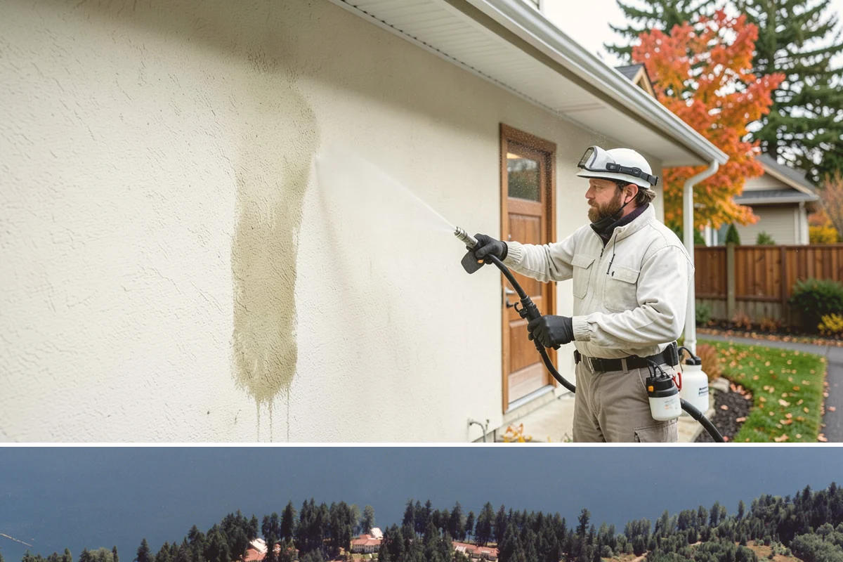 Cobweb Removal in Lakewood, Pierce County, WA - Cobweb removal works any drier stretch, though pairing it with a summer house wash keeps everything clean at once.