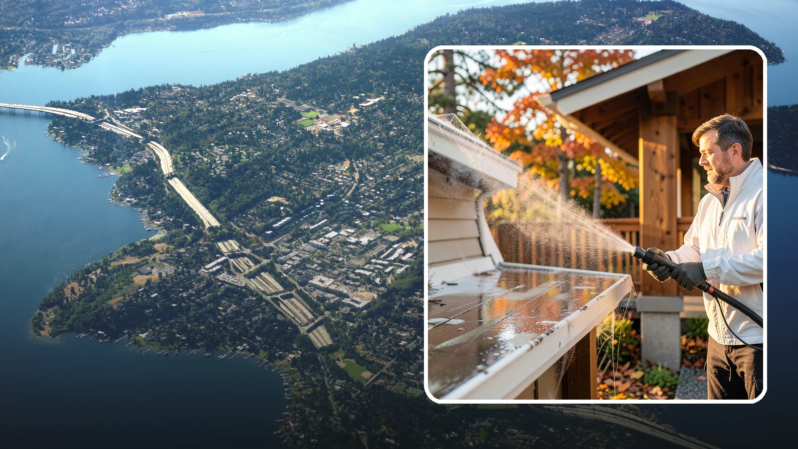 Cobweb Removal in Mercer Island, King County, WA - Cobweb removal clears the webs, egg sacs, and spider debris that collect under eaves and around entryways in our mild, damp...