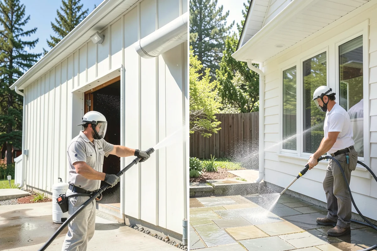 Cobweb Removal in Mercer Island, King County, WA - Inspect eaves, soffits, and corners for webbing