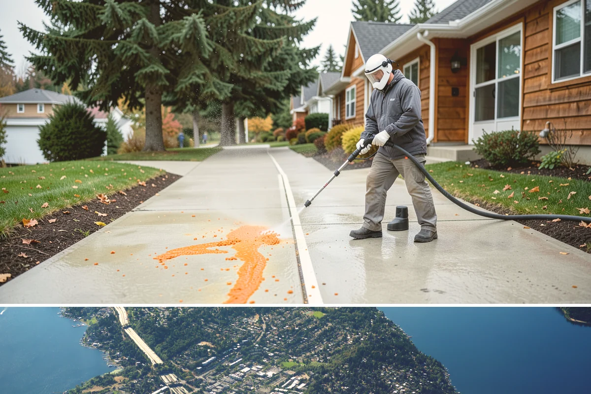 Cobweb Removal in Mercer Island, King County, WA - Cobweb removal works any drier stretch, though pairing it with a summer house wash keeps everything clean at once.