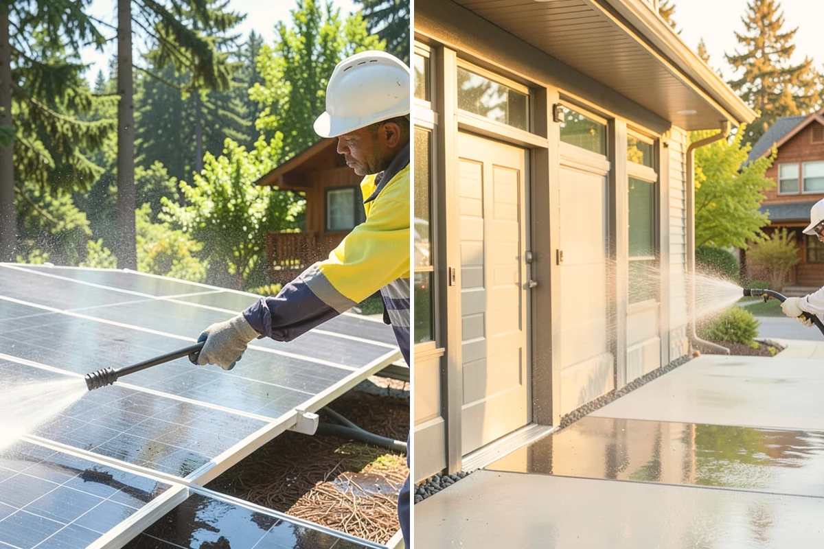 Cobweb Removal in Milton, King County, WA - Inspect eaves, soffits, and corners for webbing