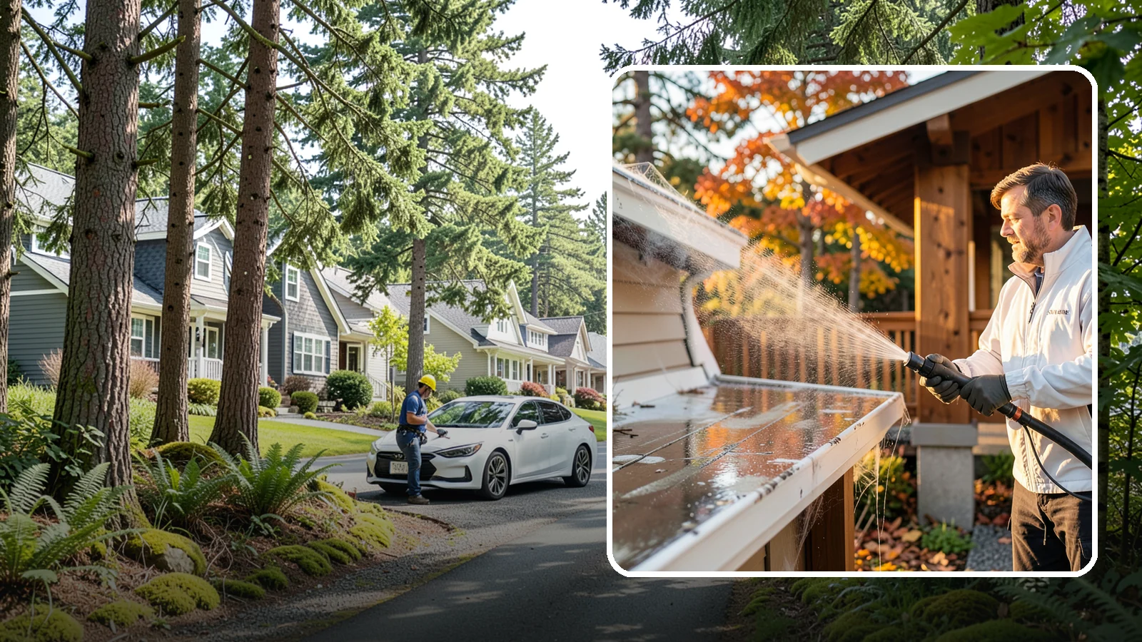 Cobweb Removal in Normandy Park, King County, WA - Cobweb removal clears the webs, egg sacs, and spider debris that collect under eaves and around entryways in our mild, damp...