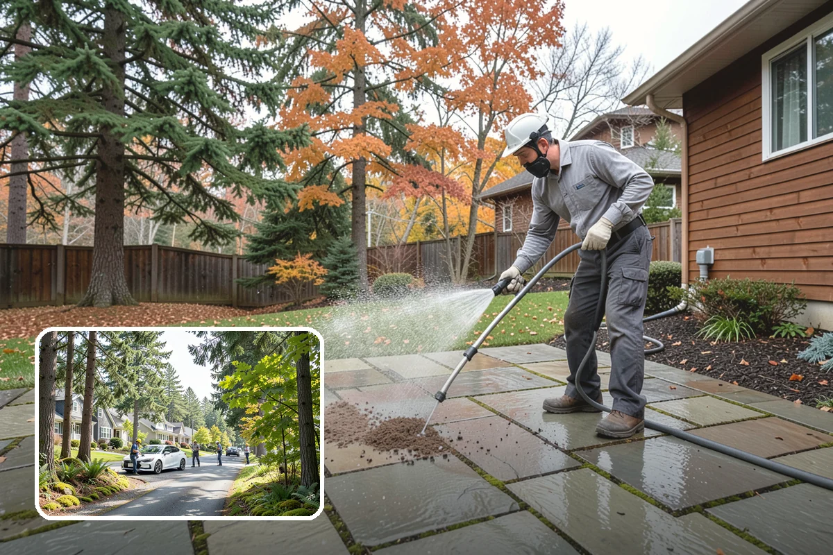 Cobweb Removal in Normandy Park, King County, WA - Clears webs and egg sacs from sheltered corners