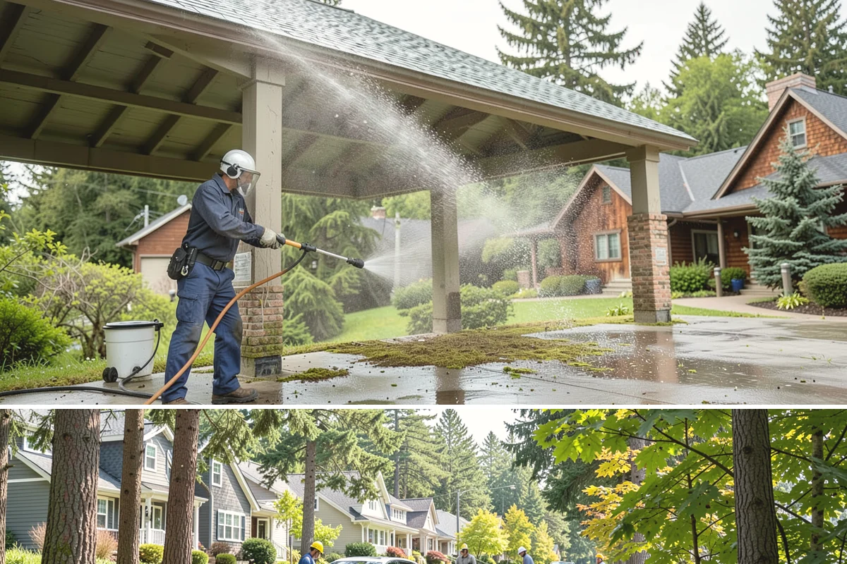Cobweb Removal in Normandy Park, King County, WA - Cobweb removal works any drier stretch, though pairing it with a summer house wash keeps everything clean at once.