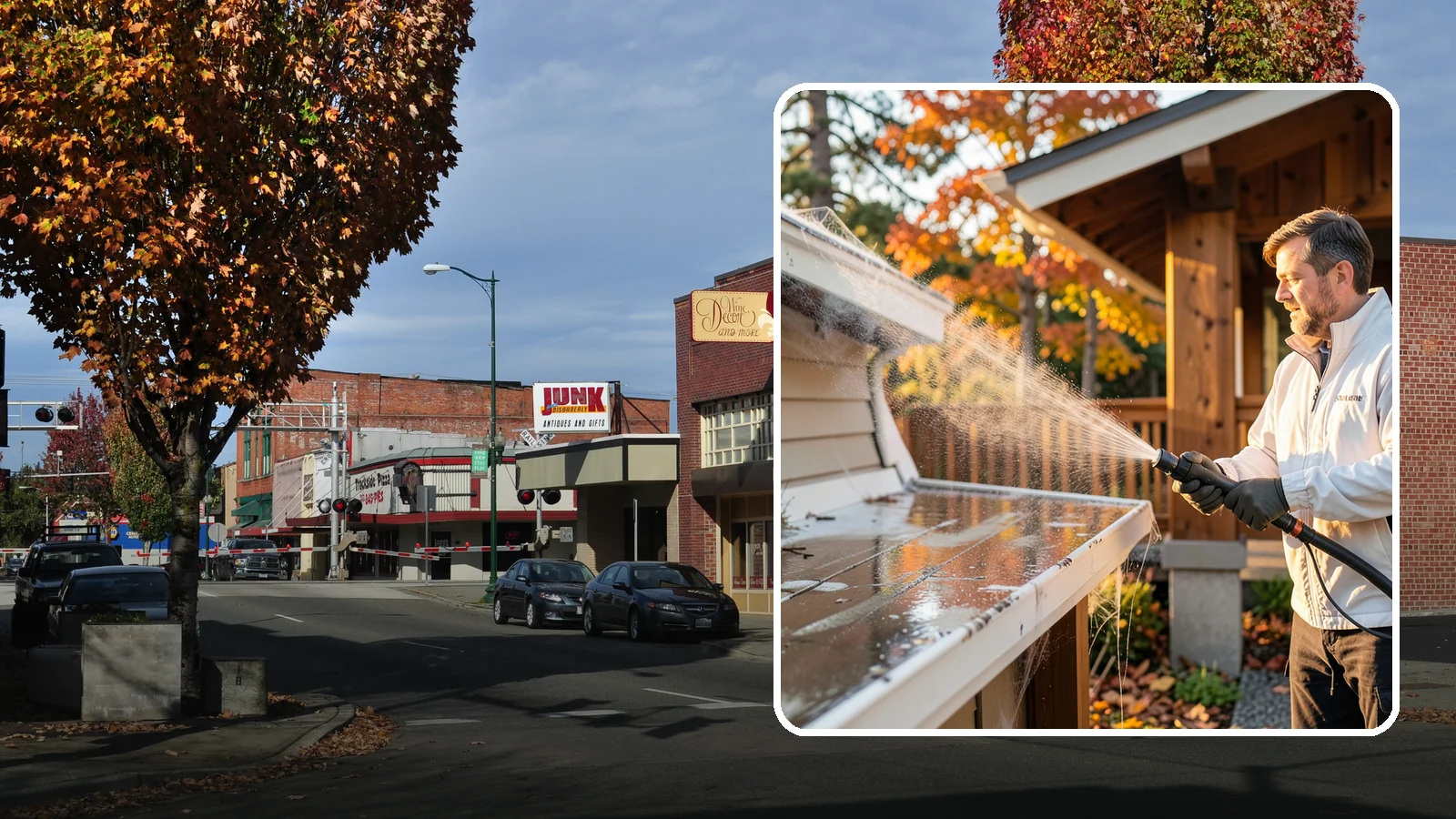 Cobweb Removal in Puyallup, Pierce County, WA - Cobweb removal clears the webs, egg sacs, and spider debris that collect under eaves and around entryways in our mild, damp...