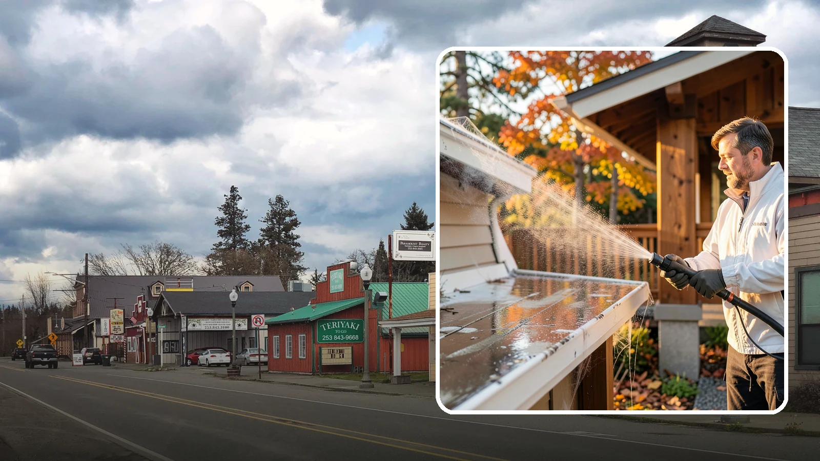 Cobweb Removal in Roy, Pierce County, WA - Cobweb removal clears the webs, egg sacs, and spider debris that collect under eaves and around entryways in our mild, damp...