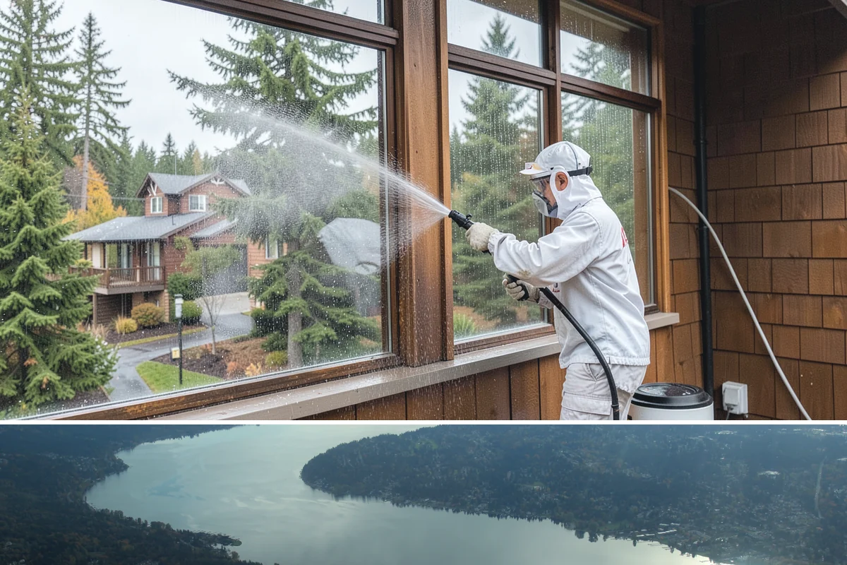 Cobweb Removal in Sammamish, King County, WA - Cobweb removal works any drier stretch, though pairing it with a summer house wash keeps everything clean at once.