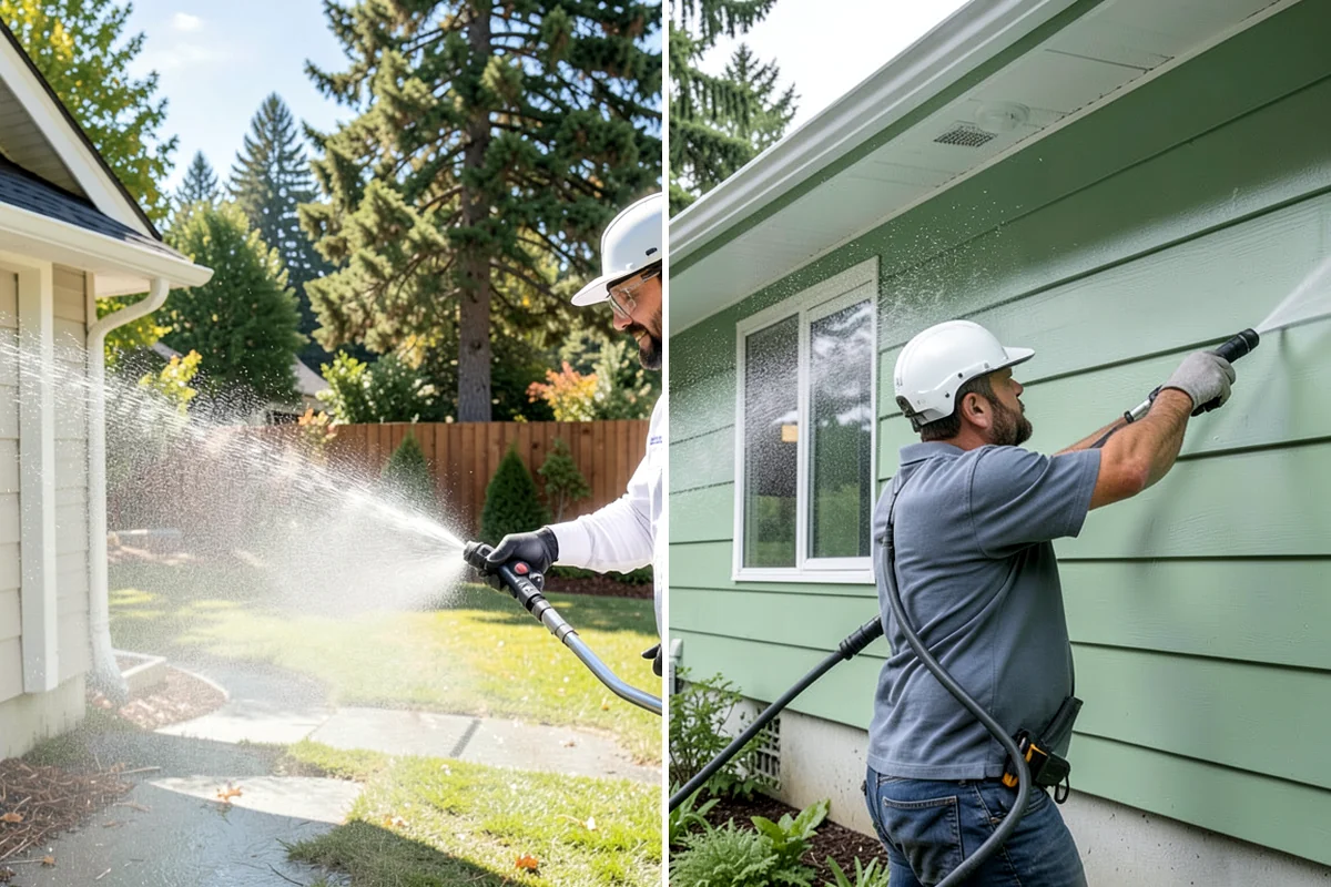 Cobweb Removal in Seattle, King County, WA - Inspect eaves, soffits, and corners for webbing