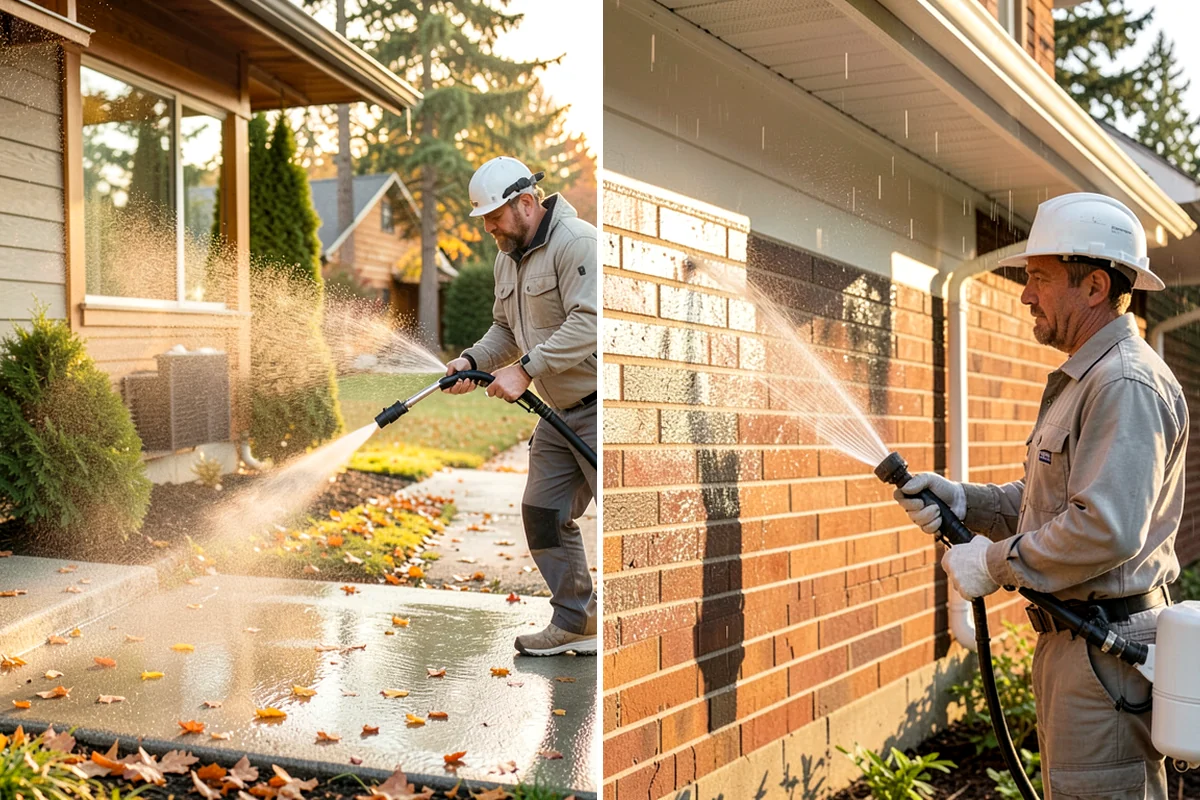 Cobweb Removal in Shoreline, King County, WA - Inspect eaves, soffits, and corners for webbing