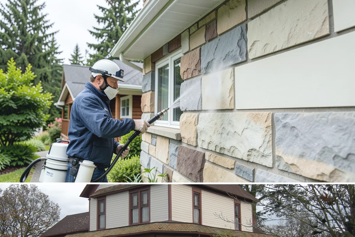 Cobweb Removal in Sumner, Pierce County, WA - Cobweb removal works any drier stretch, though pairing it with a summer house wash keeps everything clean at once.